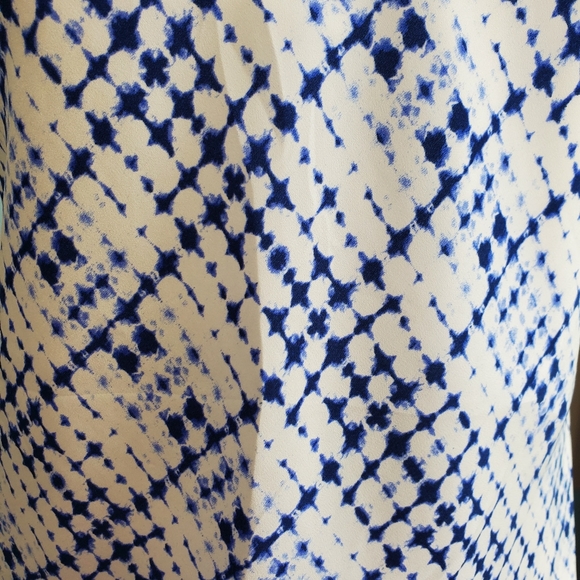 The Limited Blue and White Spaghetti Strap Tank Top - Picture 5 of 6